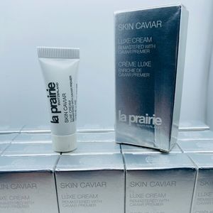 Pack of 5 Authentic La Prairie Skin Caviar Luxe Cream Travel Size 0.17oz 5ml